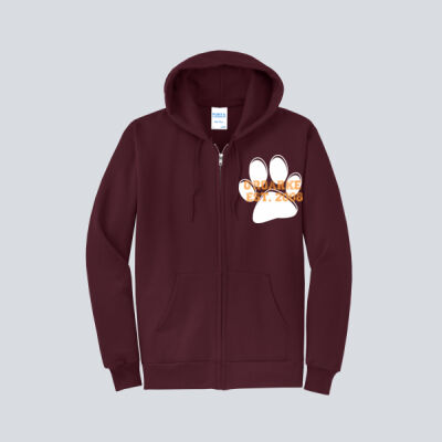 Adult Zip Jacket - O'Roarke Paw Print w/ PRIDE on Back Thumbnail