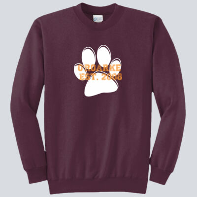 Adult Crewneck - O'Roarke Paw Print Thumbnail