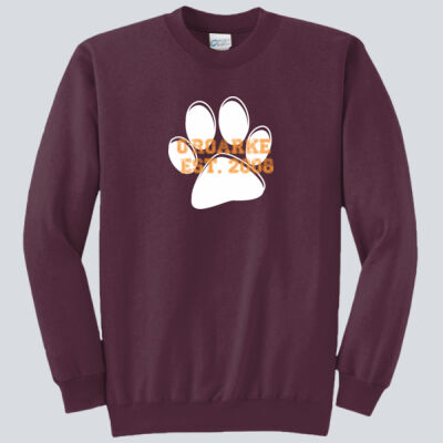 Adult Crewneck - O'Roarke Paw Print w/ PRIDE on Back Thumbnail